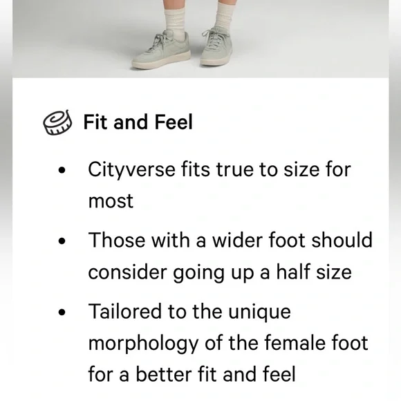 Women’s Lululemon Cityverse Jade Grey Green Natural Ivory Palm Court Sneakers8.5 - Picture 11 of 12